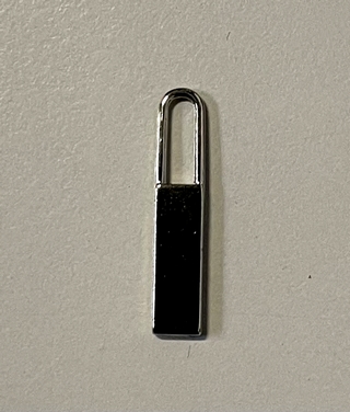 Ritshanger L= 26mm x B= 5mm, Zilver, p. 10st.